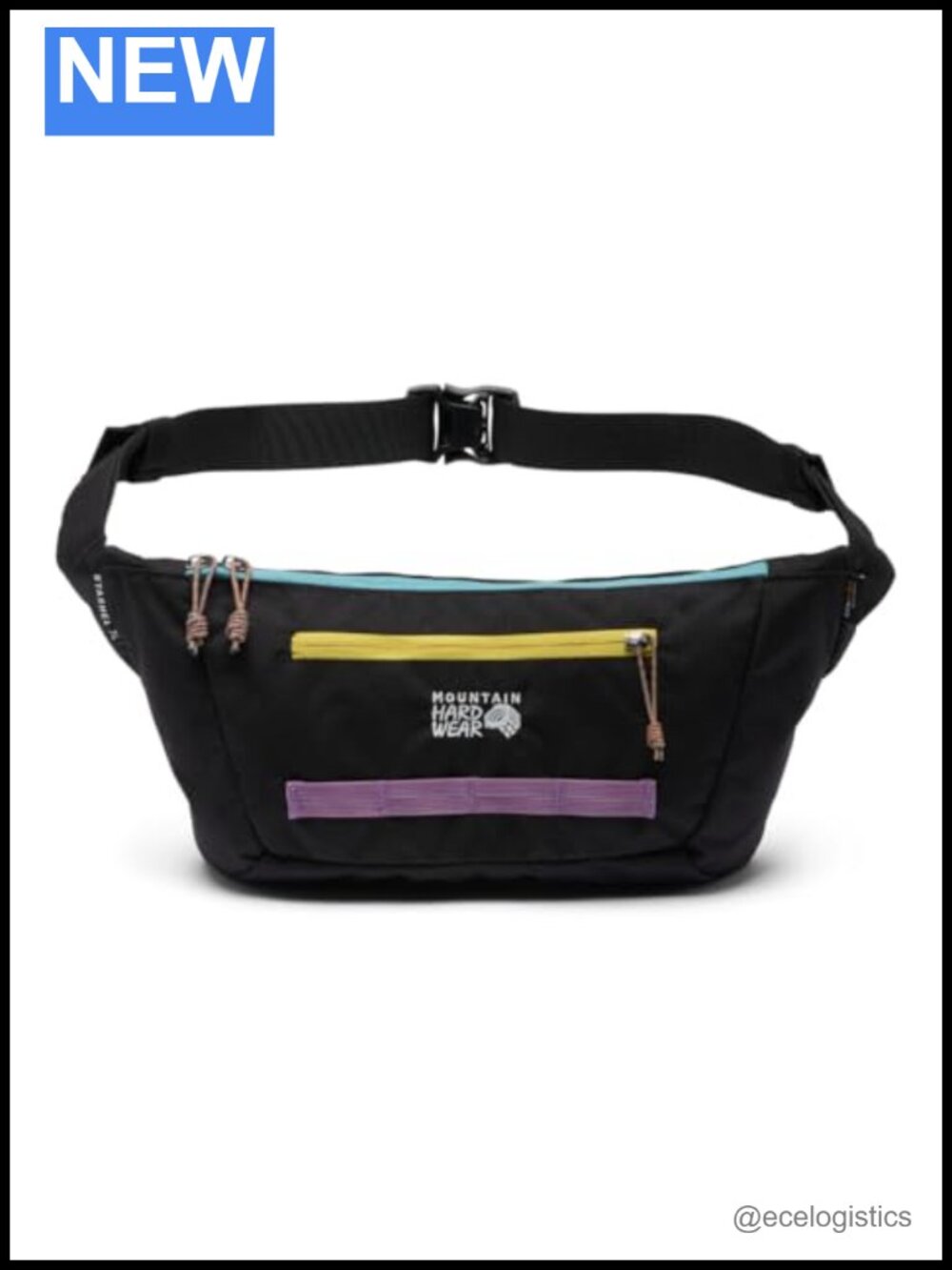 7L Crossbody Pack, Nylon, Lightweight, Padded Back, Skiing